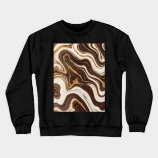 Brown marble gradient Crewneck Sweatshirt